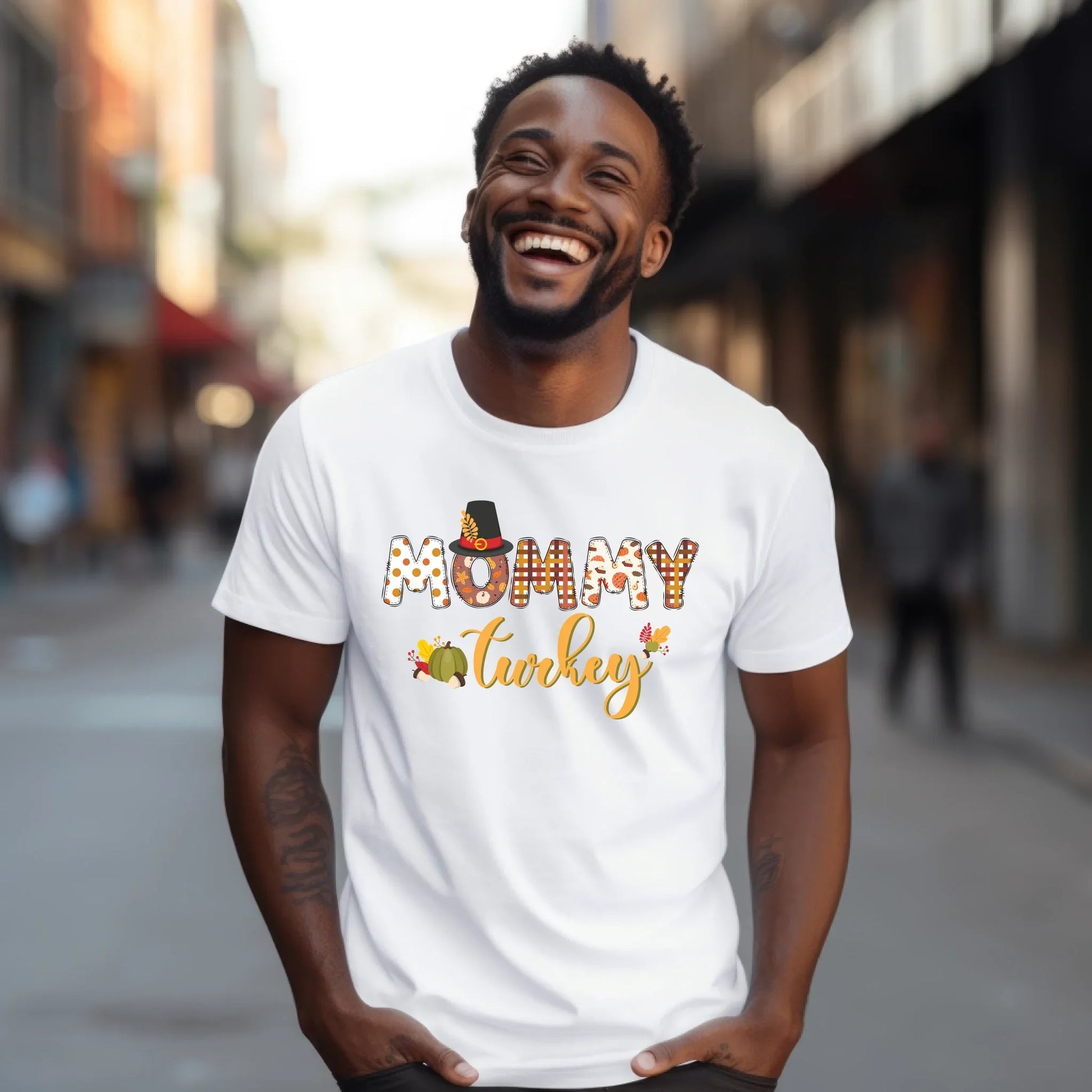 Personalized Thanksgiving Family Matching Shirts – Custom Turkey Name Tees for Daddy, Mommy, Little & More... (Image 4)