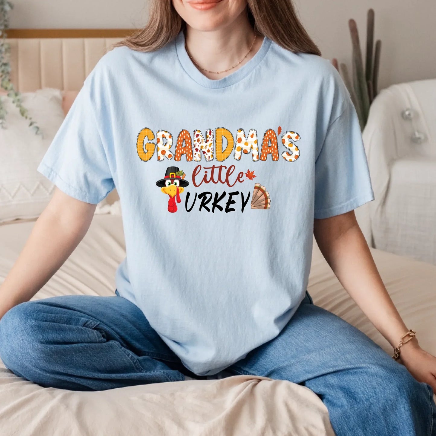 Personalized Nana’s Little Turkeys Shirt – Custom Grandkids’ Names – Thanksgiving Family Gift Tee Hoodie,... (Image 5)