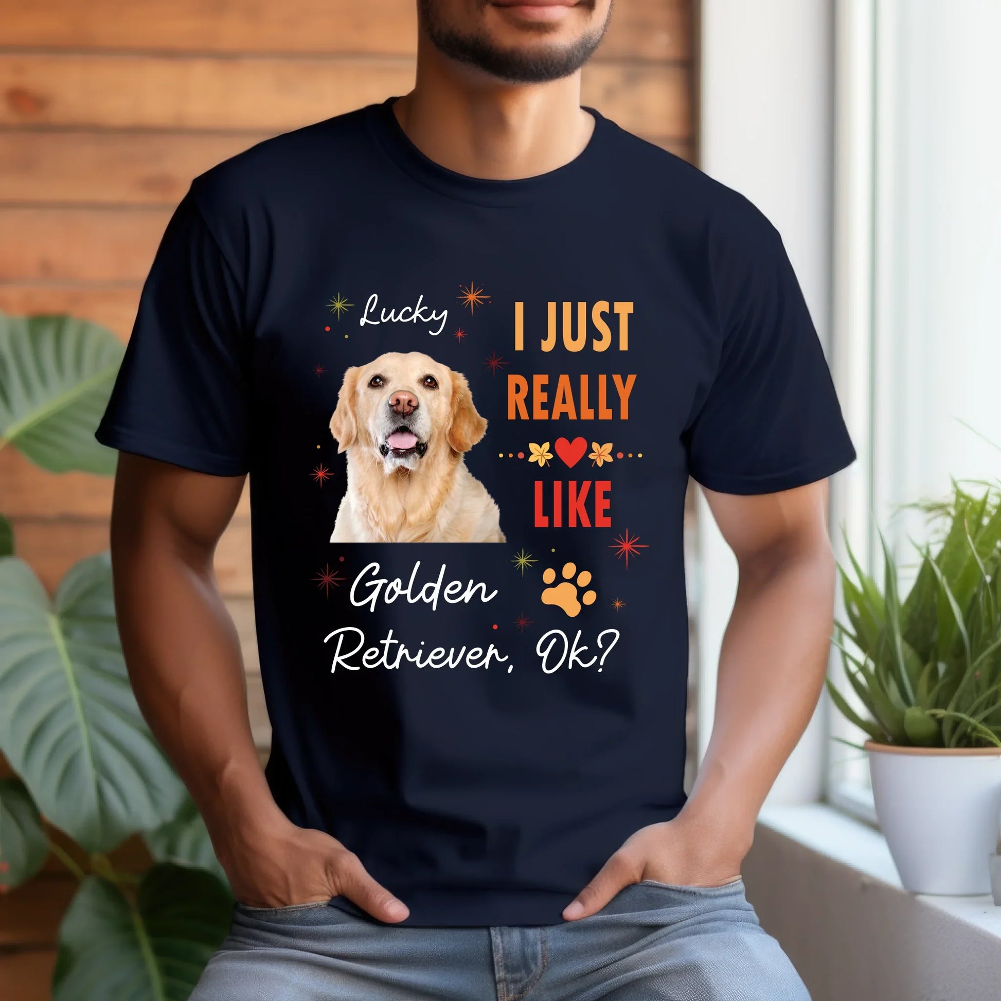 Personalized Dog Lover Shirt – I Just Really Like [Pet photo], ok? – Custom Pet Photo & Name Hoodie, Sweatshirt (Image 4)