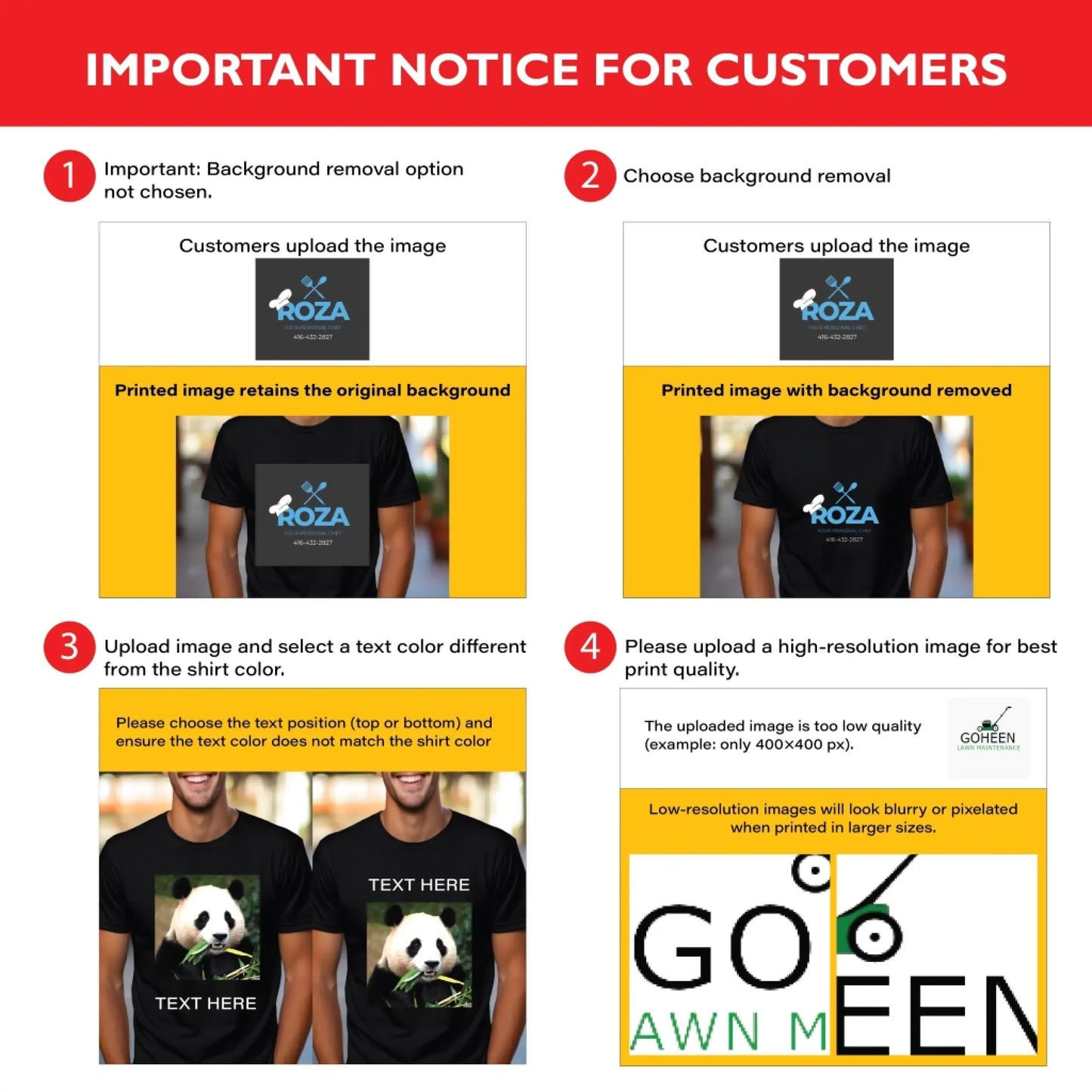 Custom T-Shirt & Sweatshirt – Personalized Front & Back Print with Photo/Text – Unisex Adult Shirt for Men &... (Image 5)