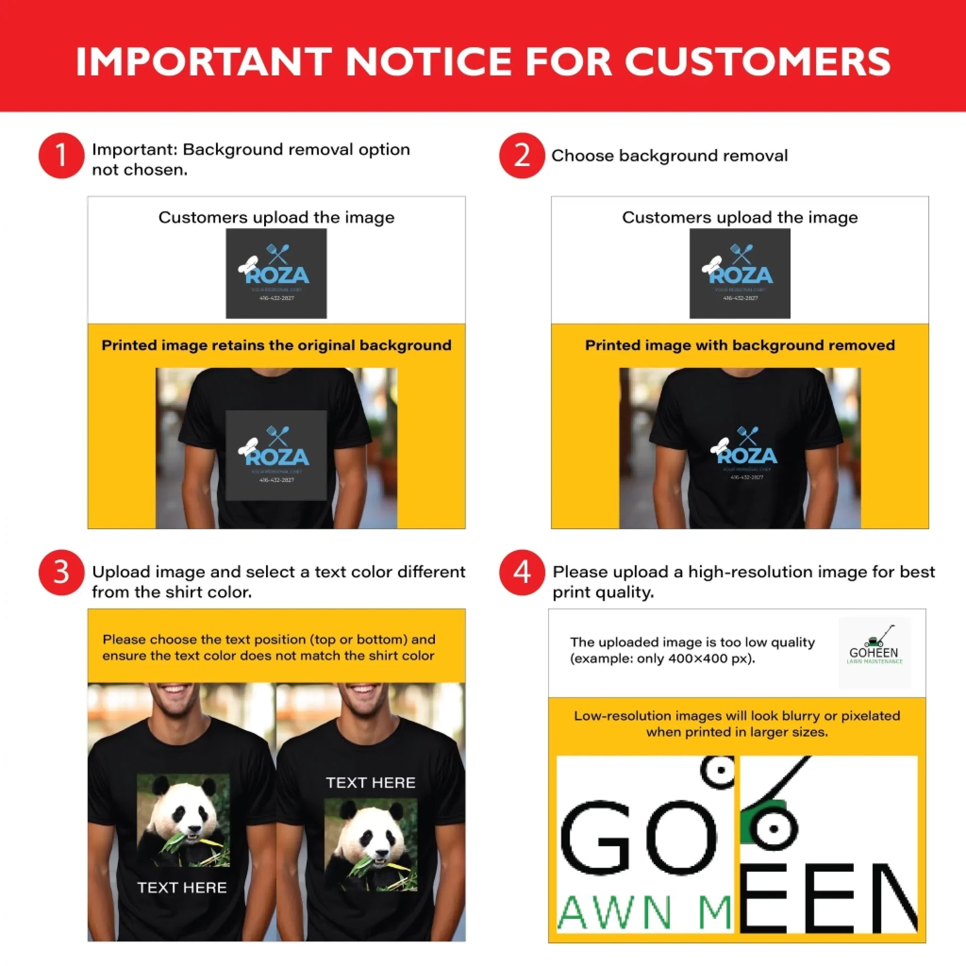 Custom T-Shirt & Sweatshirt – Personalized Front & Back Print with Photo/Text – Unisex Adult Shirt for Men &... (Image 5)