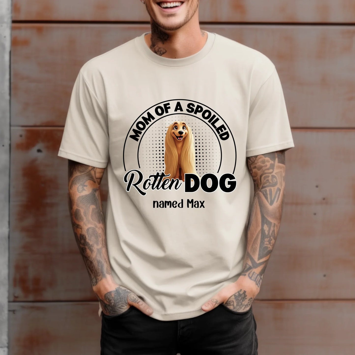 Personalized Dog Dad & Dog Mom T-Shirt – Custom Pet Breed & Name Shirt – Gift for Dog Lovers Hoodie, Sweatshirt (Image 1)