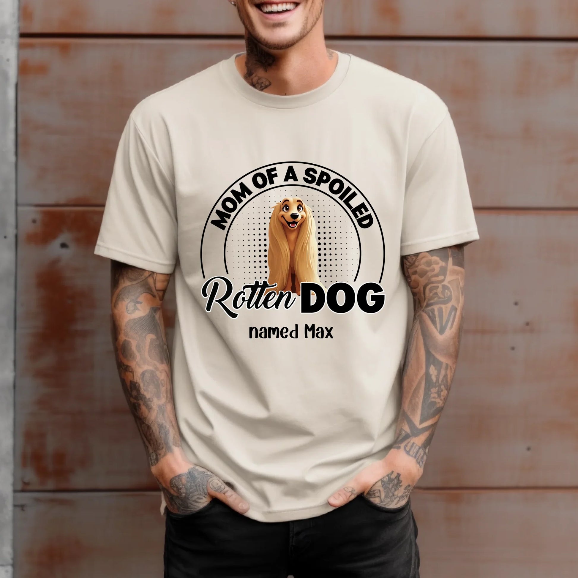 Personalized Dog Dad & Dog Mom T-Shirt – Custom Pet Breed & Name Shirt – Gift for Dog Lovers Hoodie, Sweatshirt (Image 1)
