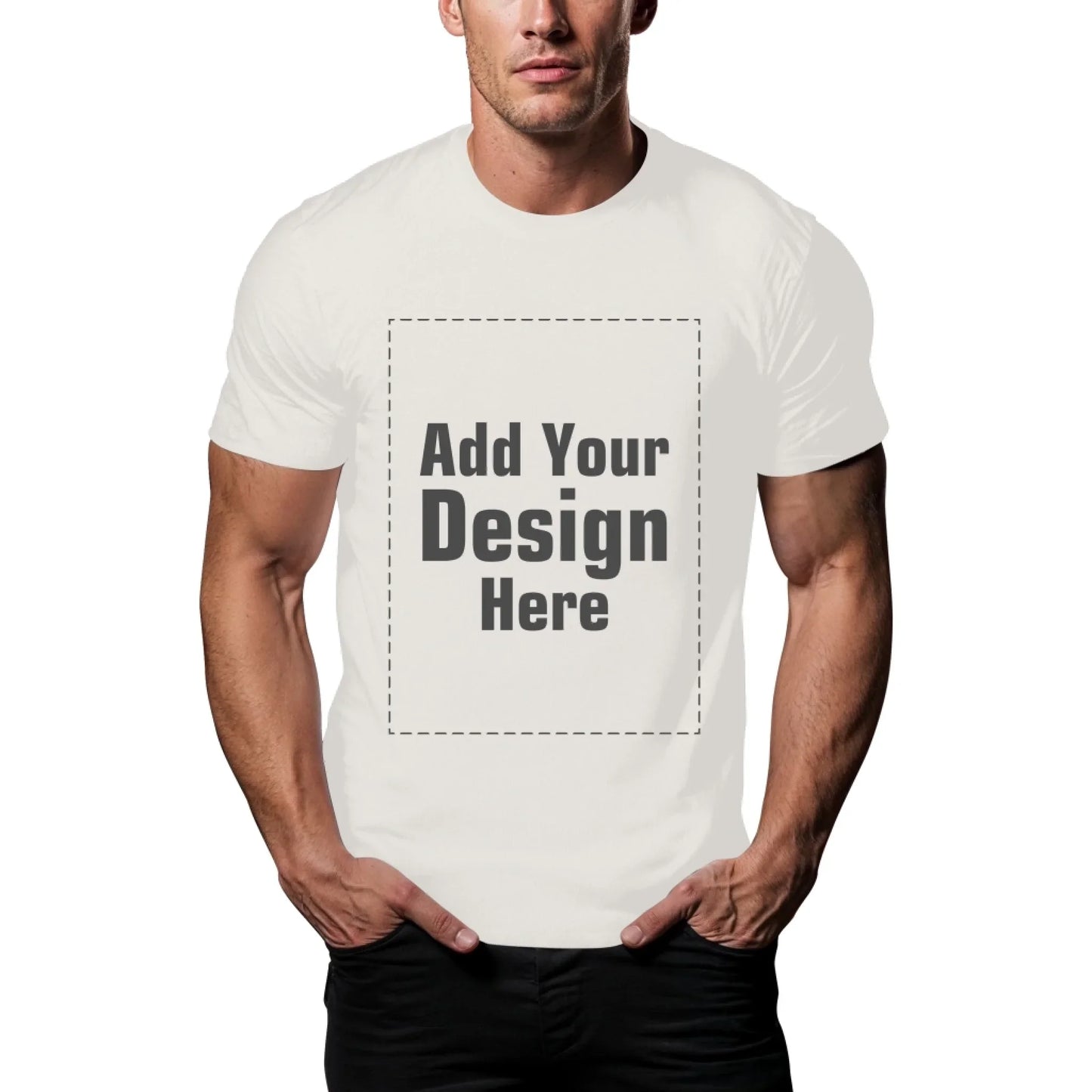 Custom T-Shirt & Sweatshirt – Personalized Front & Back Print with Photo/Text – Unisex Adult Shirt for Men &... (Image 1)