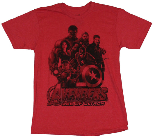 The Avengers Mens T-Shirt - Age of Ultron Realistic Movie Heroe