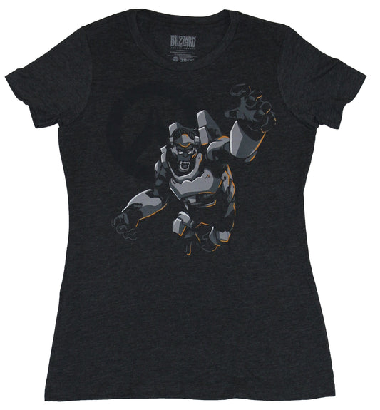 Overwatch Girls Juniors T-Shirt - Winston: Humanity's Champion