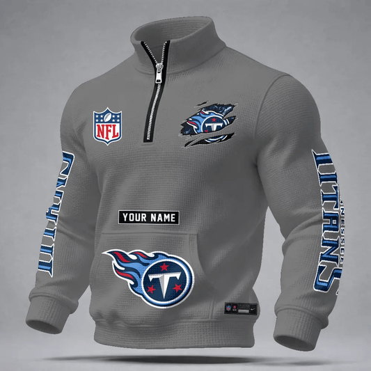 Tennessee Titans Durable Quarter-Zip Performance Sweatshirt