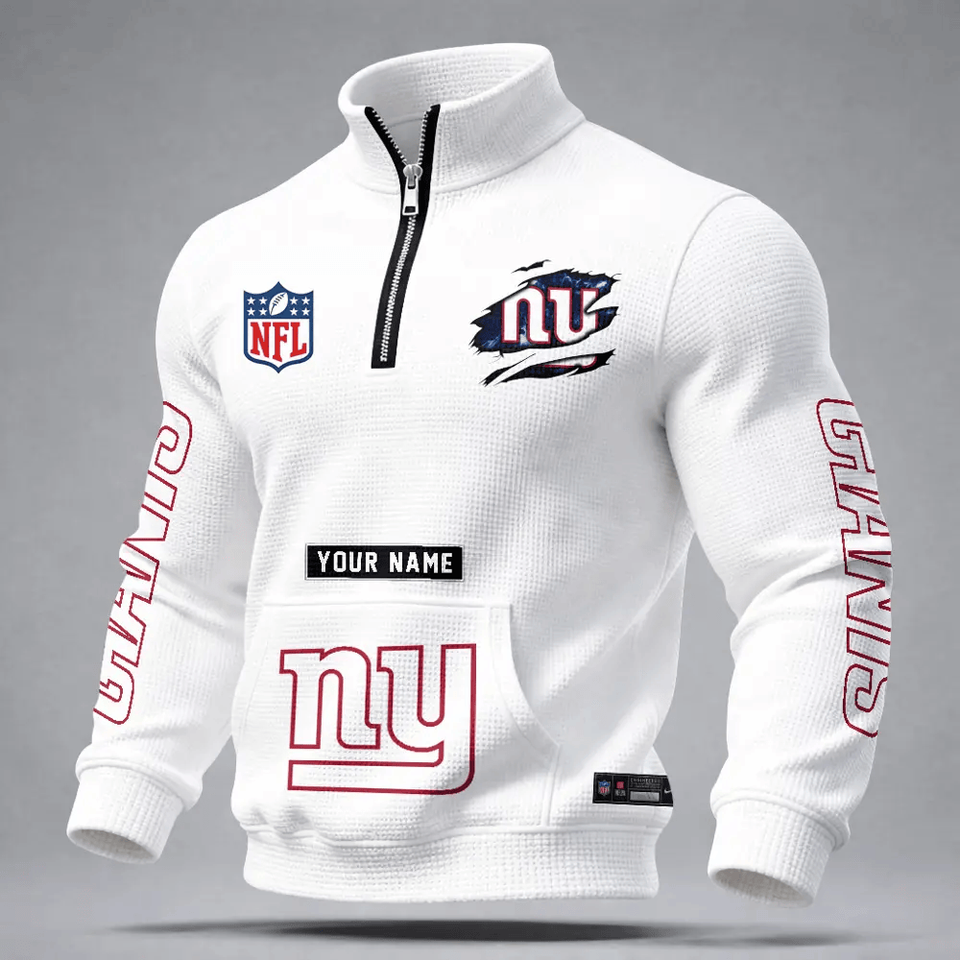 New York Giants Durable Quarter-Zip Performance Sweatshirt