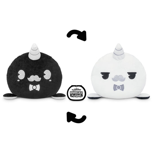 Rubberhose Dapper Narwhal 6" Reversible Plushie