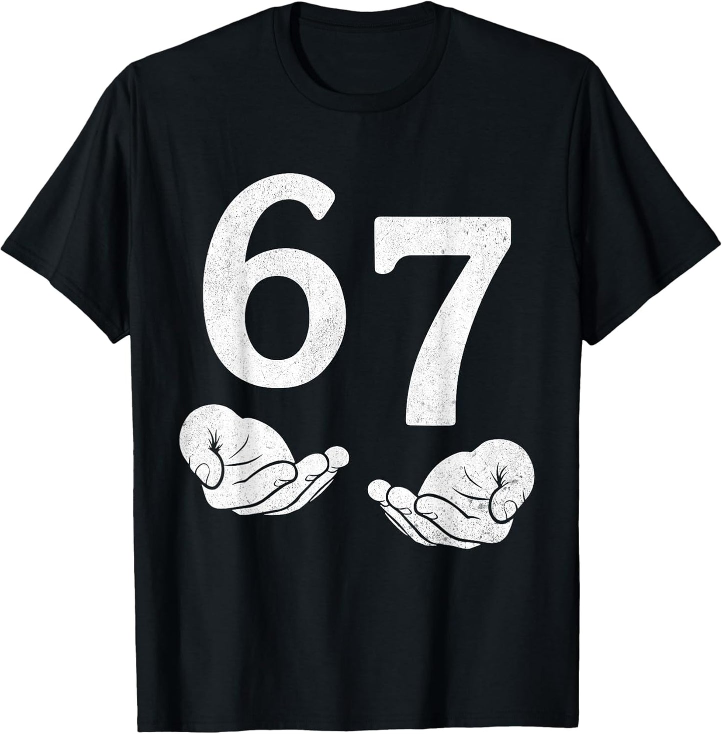 Fun Six Seven 6 7 Funny 67 Gen Alpha Slang 6-7 Meme School T-Shirt