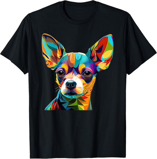 Chihuahua Lover Design Pop Art Cute Chihuahua T-Shirt
