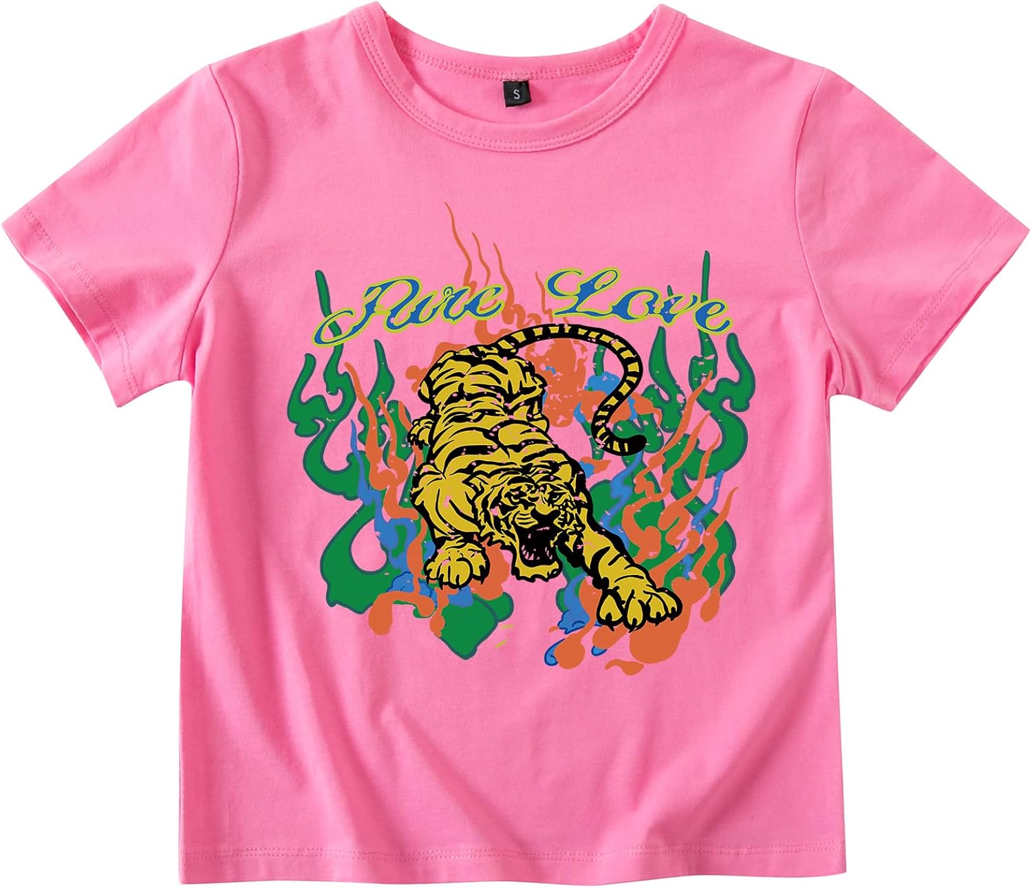 Cute Graphic Baby Tees for Women Trendy Aesthetic Print Crop T Shirt Short Sleeve Y2K Cropped Shirt for Teen Girls
