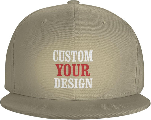 Custom Baseball Cap, Personalized Adjustable Trucker Hat Customizable Gift with Photo/Text/Logo for Men & Women