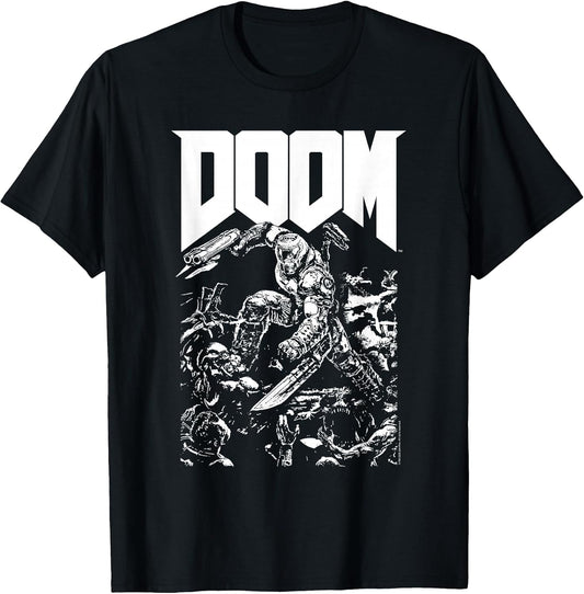 Baron Pixelated Character with Logo Video Game T-Shirt