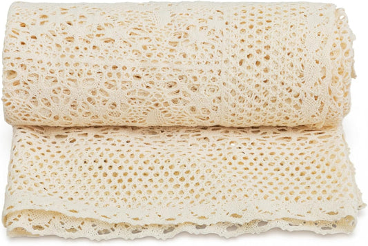 Tegeme Boho Throw Blanket 50"x60" Vintage 100% Handmade Crochet Cotton Throw Blankets, Lightweight Lace Knit for Couch, Bed Decor, Boho Photo Prop, Valentines Gifts for Women
