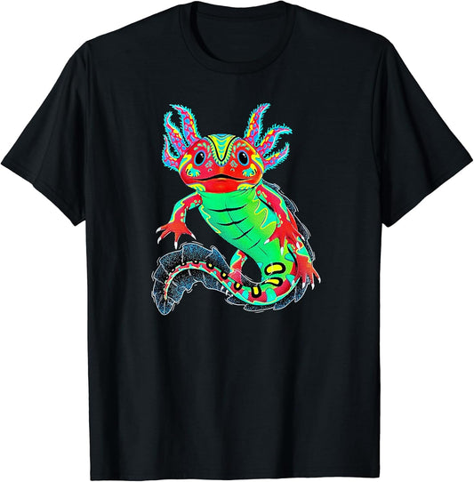 Pop Art Axolotl Mexican Fish Amphibian Axolotls Lover Gifts T-Shirt