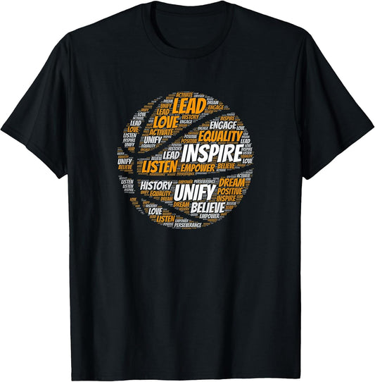 Motivational Quote Basketball Inspiring Words T-Shirt