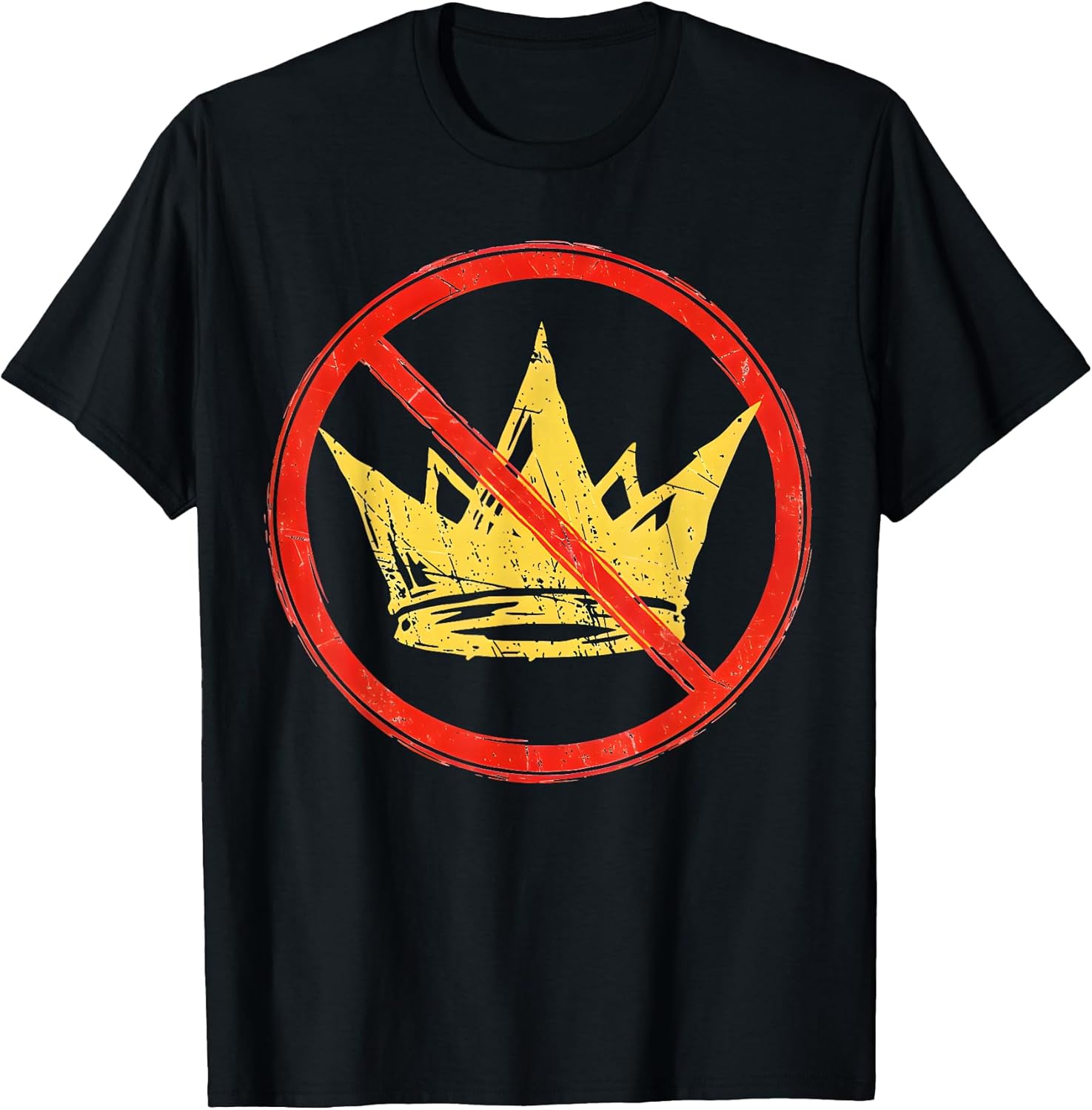 Vintage No King Shirt for men women