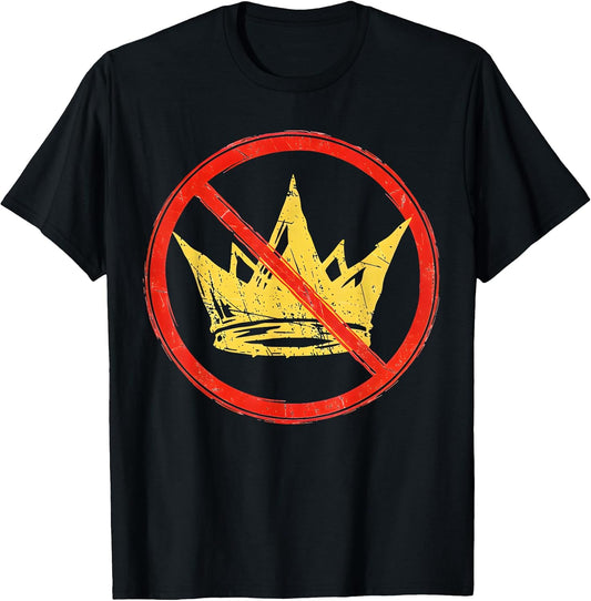 Vintage No King Shirt for men women