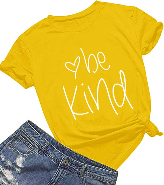 Womens T Shirt Casual Cotton Short Sleeve V-Neck Graphic T-Shirt Tops Tees