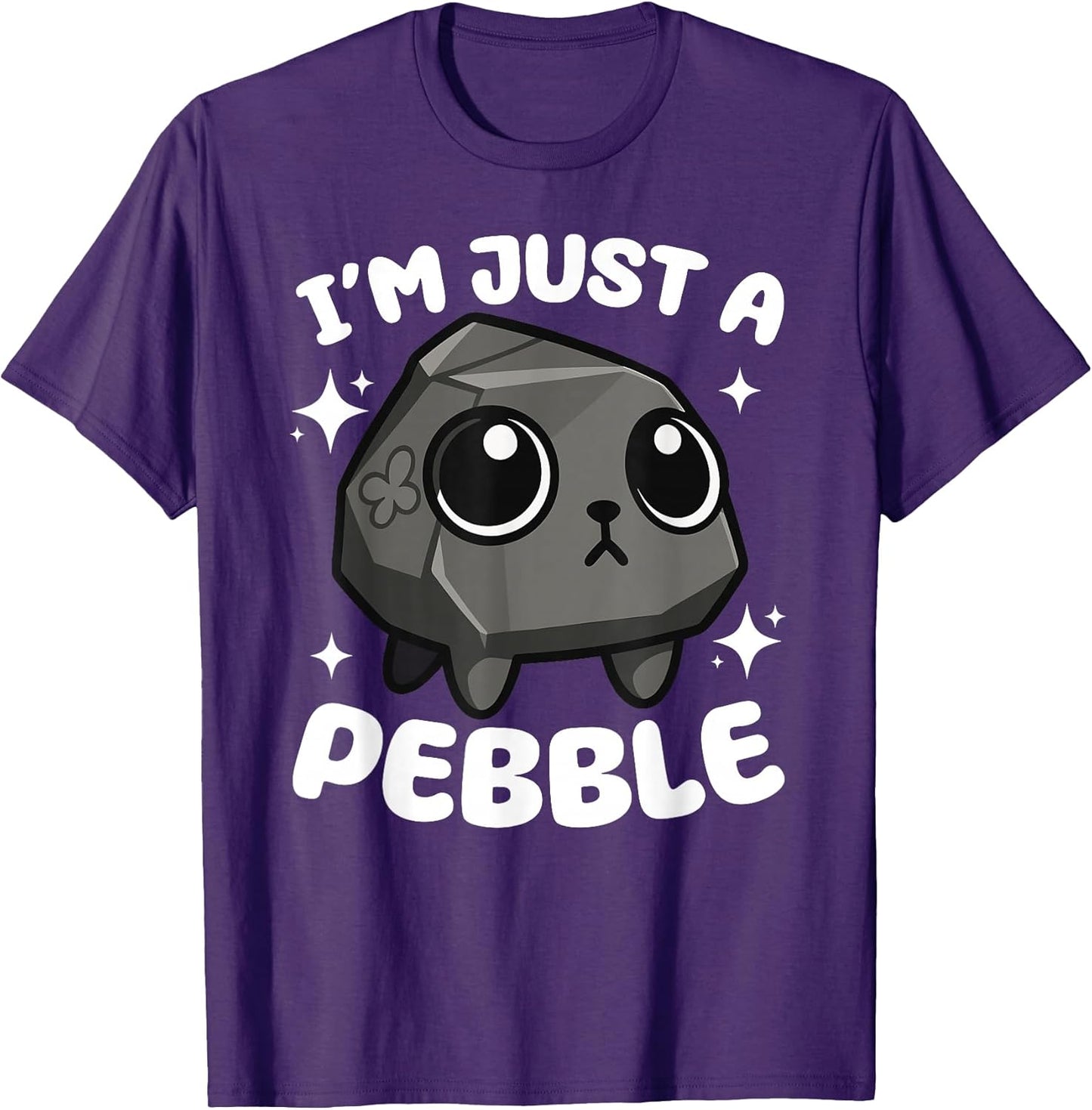 I'm Just a Pebble, Funny Minimalist Humor Sarcastic Apparel T-Shirt