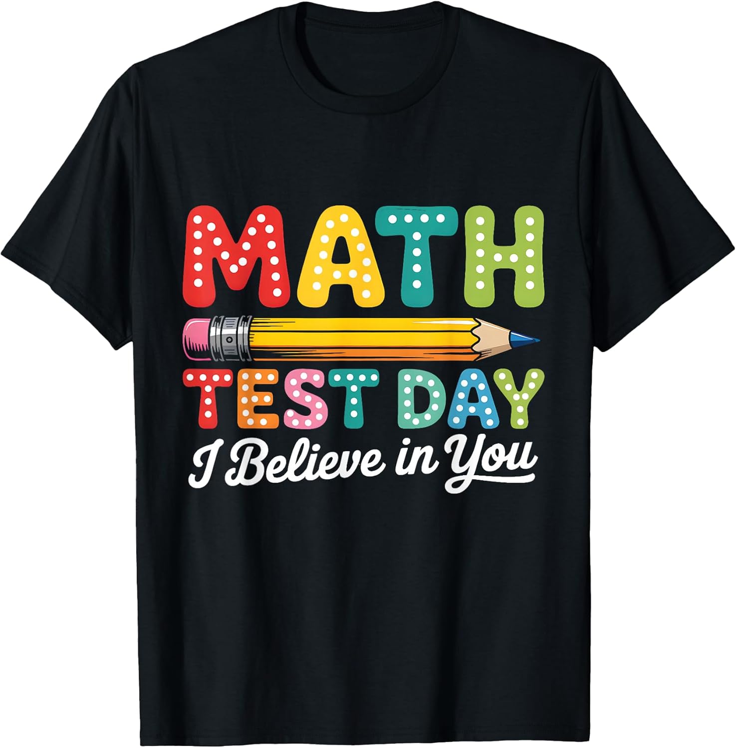 Groovy in You Test Day Motivation Math Testing Boy Girl Kids T-Shirt