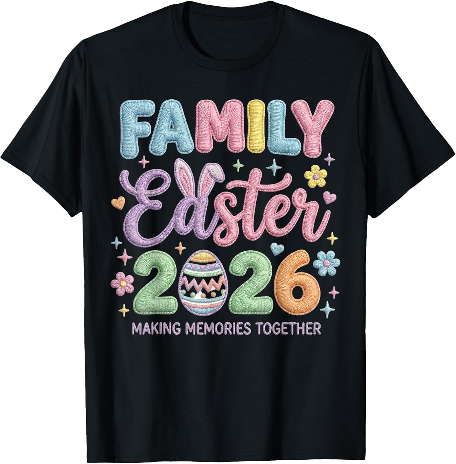 Family Easter 2026 Making Memories Together Matching T-Shirt