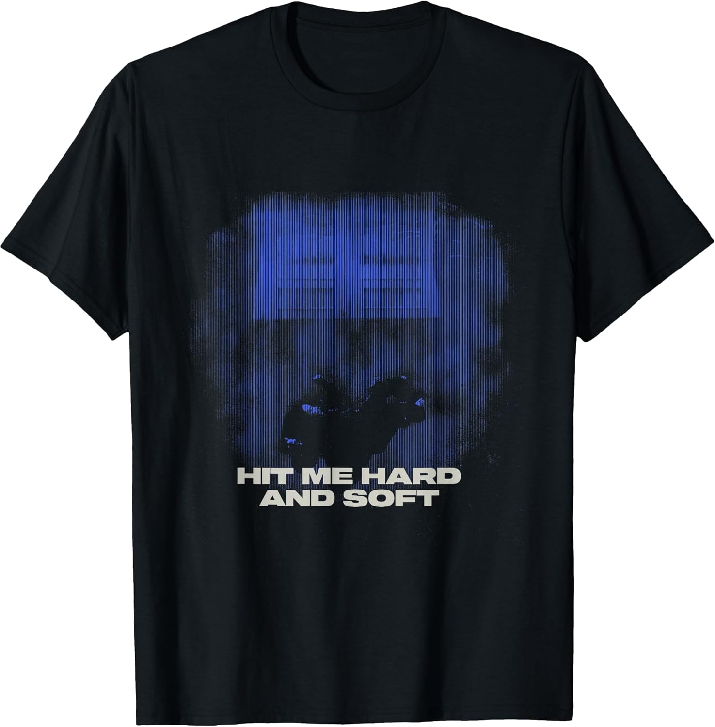 Official Billie Eilish HIT ME Hard and Soft Blue Photo T-Shirt