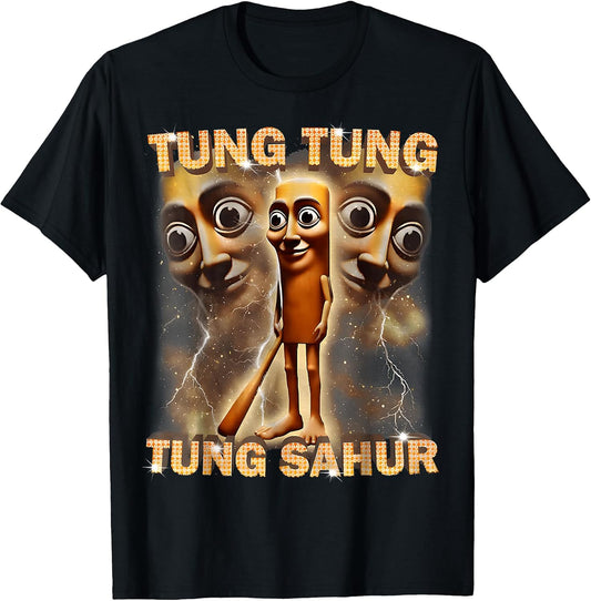 Tung Tung Tung Sahur is Calling Funny Italian Brainrot T-Shirt