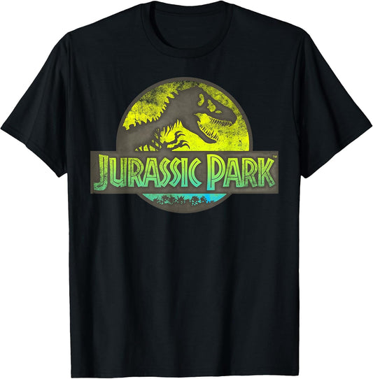 Neon Yellow Green Safari Logo Graphic T-Shirt T-Shirt