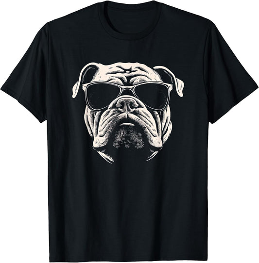 Funny Bulldog cool Graffiti Urban art street Men Women Girls Kids T-Shirt