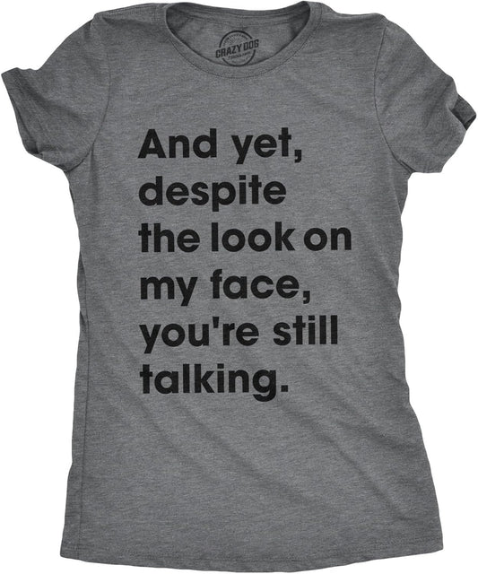 Womens Sarcastic T Shirts with Funny Sayings Novelty Graphic Tees for Women