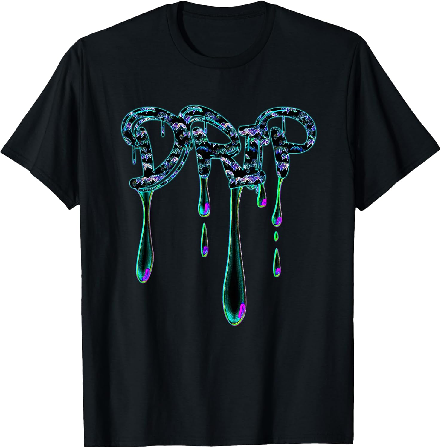 Drip Aesthetic Bold Dripping Lettering Street Art T-Shirt