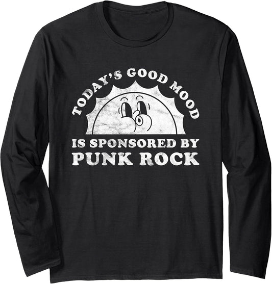 Funny Cute Retro Vintage Punk Rock Long Sleeve T-Shirt