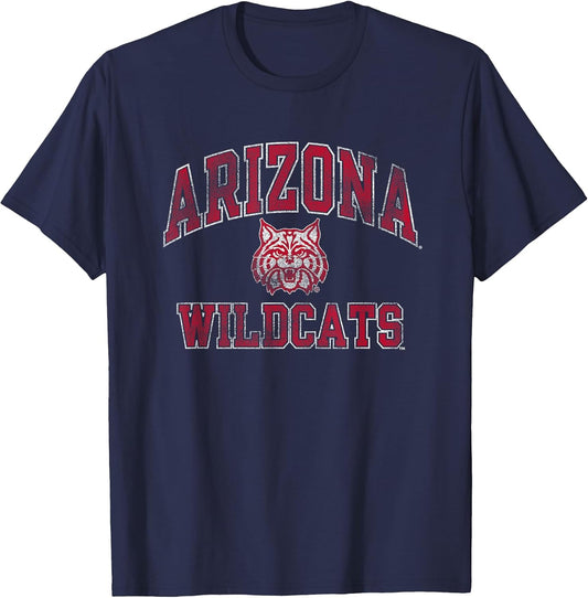 Arizona Wildcats Retro Rational Navy T-Shirt Small
