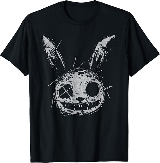 Evil Scary Bunny Rabbit Alt Goth Grunge Horror Aesthetic T-Shirt