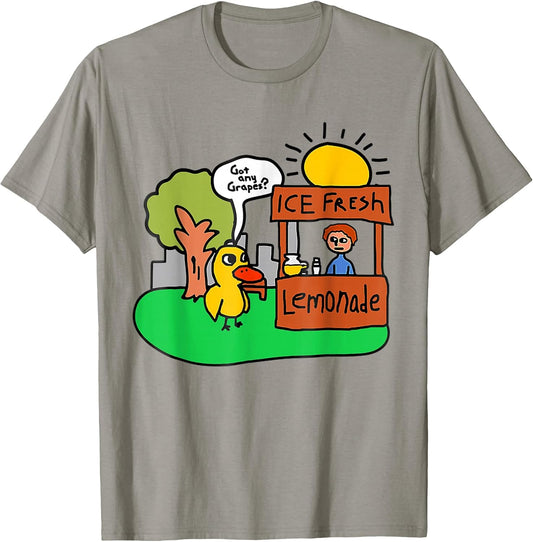 Ice Fresh Lemonade Got Any Grapes Duck Funny Gift T-Shirt
