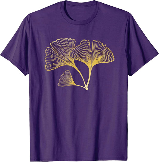Ginkgo biloba leaf minimalist T-Shirt