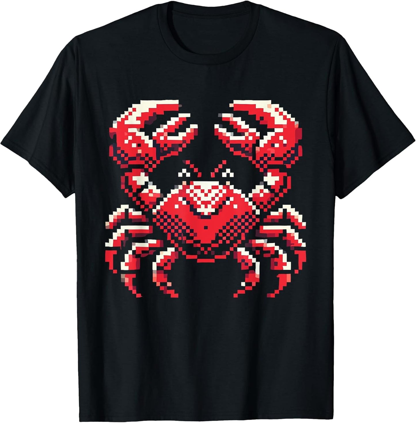Pixel Art Crab Retro Gaming Lovers T-Shirt