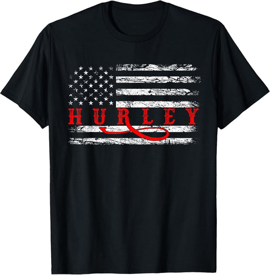 Retro Hurley Home State Cool 70s 80s Style T-Shirt
