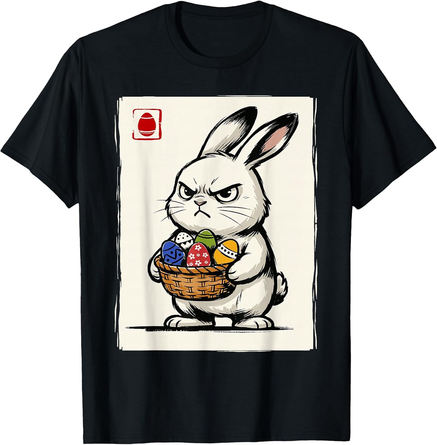 Kawaii Japanese Cute Easter Bunny Funny Easter T-Shirt
