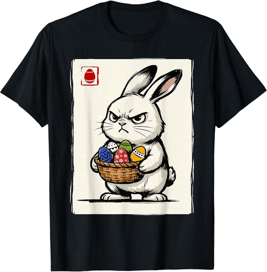Kawaii Japanese Cute Easter Bunny Funny Easter T-Shirt