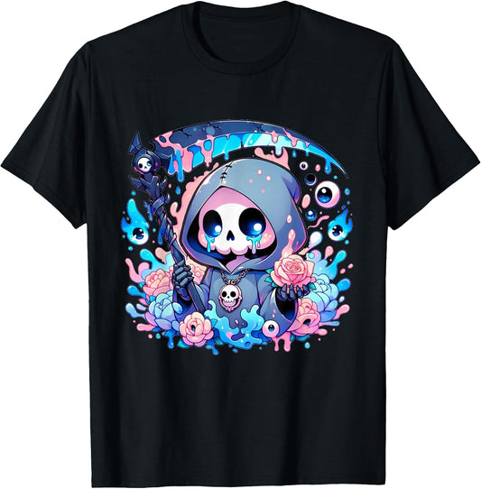 Funny Creepy Pastel Goth Reaper Apparel