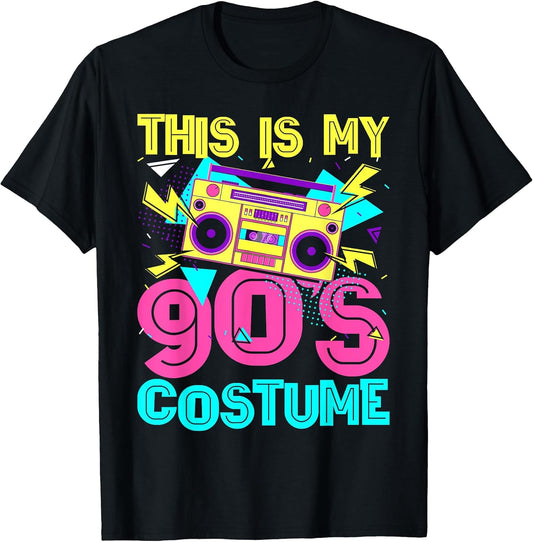 This is My 90s Costume Retro 90s Music Theme Party Nineties T-Shirt