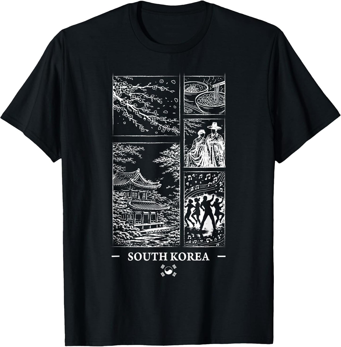 South Korea Travel Korean Kpop Minimalist Souvenir T-Shirt