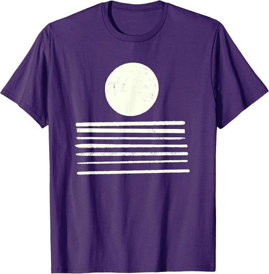 Boho Minimalist Modern Art Geometry Abstract Lines Shapes T-Shirt