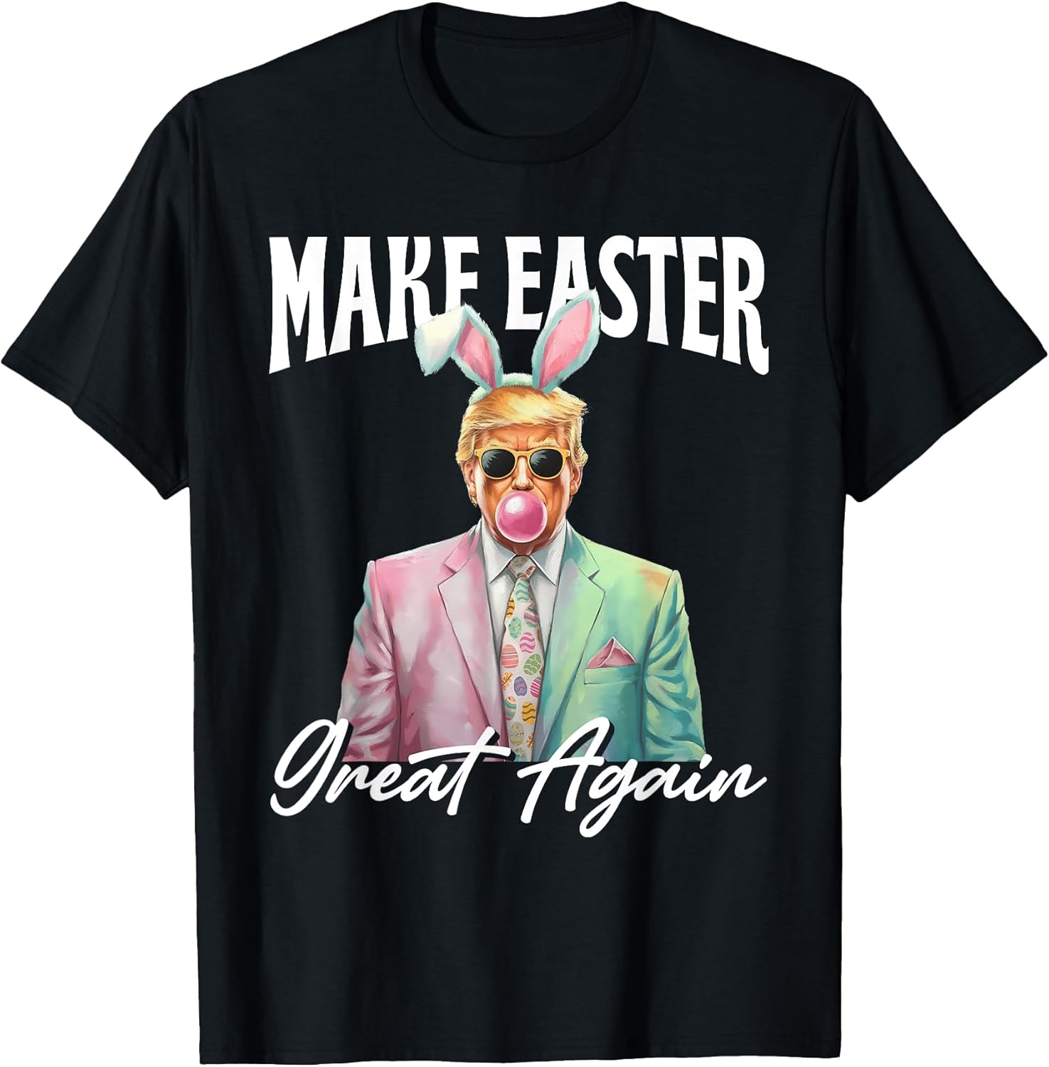 Make Easter Great Again 2025 Bunny Donald Trump Rabbit T-Shirt