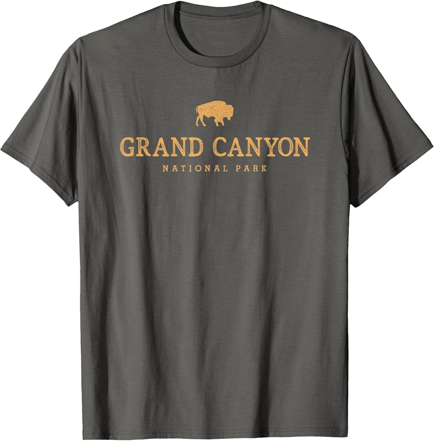 Grand Canyon National Park Arizona Bison Buffalo Graphic T-Shirt