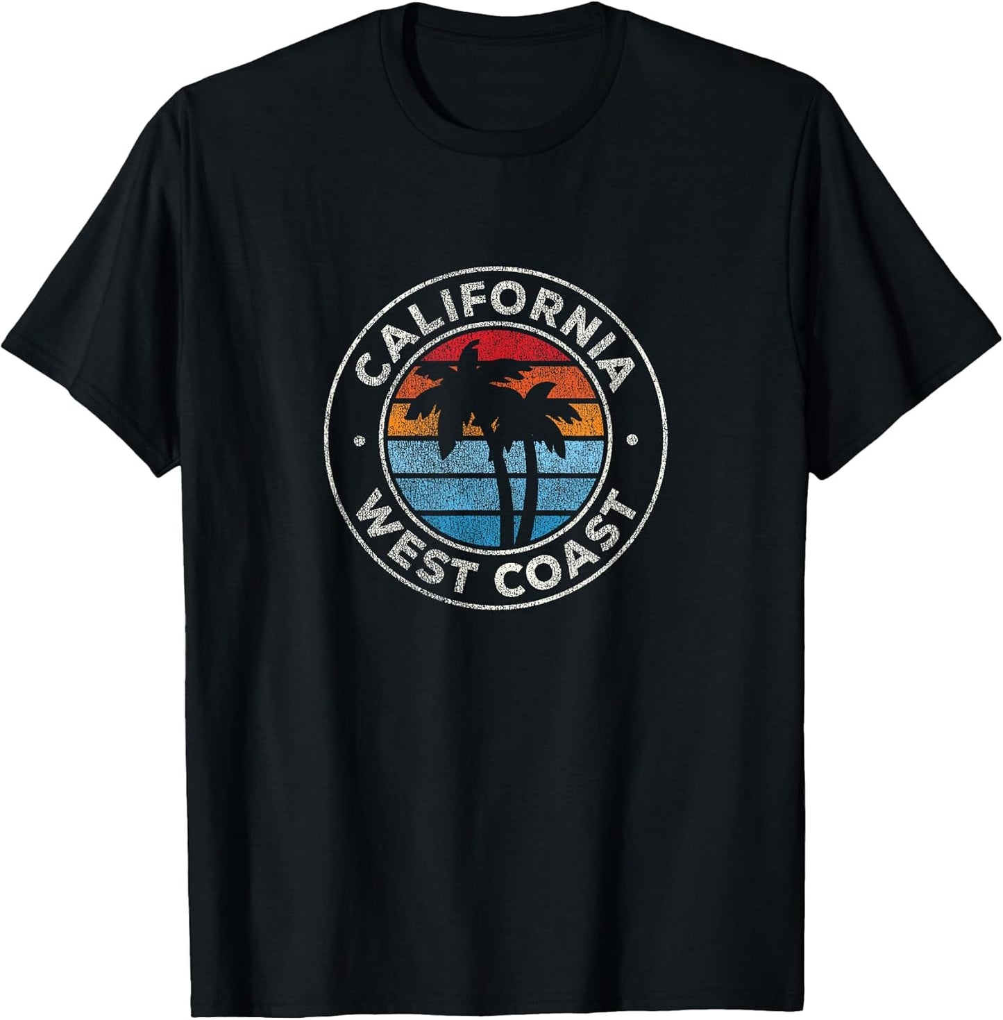 California CA Vintage Graphic Retro 70s T-Shirt