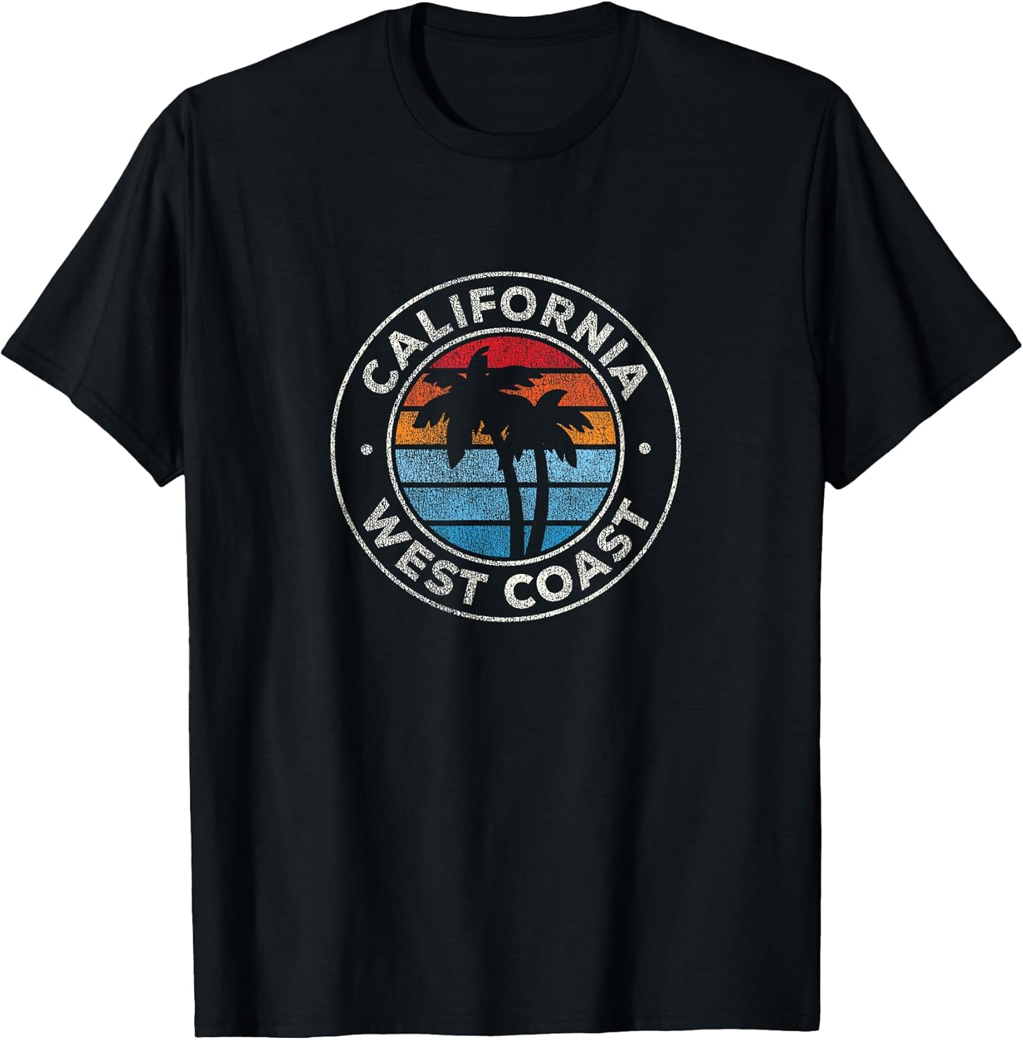 California CA Vintage Graphic Retro 70s T-Shirt